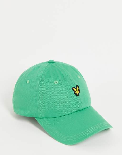 Gorra de béisbol verde de Lyle & Scott