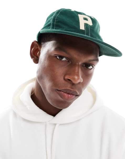 Gorra de béisbol verde medio con aplicación de letra "P" de gamuza Authentic de Polo Ralph Lauren - view 1