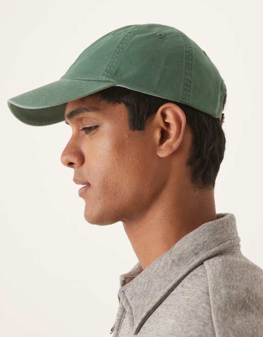 Gorra de béisbol verde oscuro con logo de icono multicolor de sarga elástica de Polo Ralph Lauren, 2 de 3