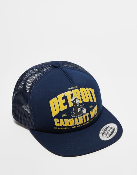Gorra de camionero azul marino con estampado gráfico de Carhartt WIP - view 1
