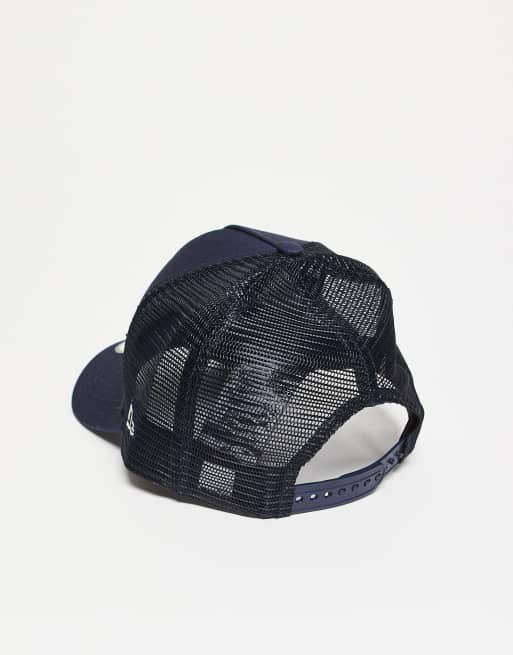 New Era Gorra De Camionero Malla Con Marco A Parche Marca Azul Marino Talla Única