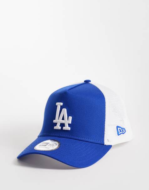 Gorra de camionero azul y blanca básica con diseño de los LA Dodgers 9Forty League de New Era - view 1