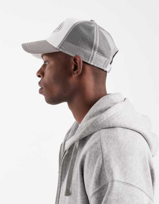 Gorra de camionero blanca y gris Staple de Von Dutch, 4 de 4