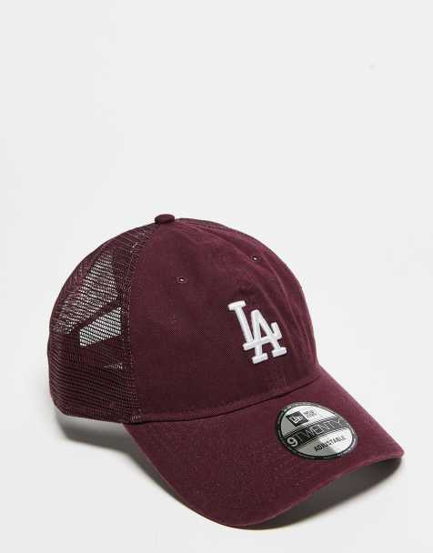 Gorra de camionero burdeos con diseño de los LA Dodgers de New Era - view 1