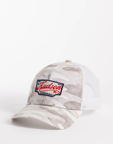 Gorra de camionero con estampado de camuflaje y diseño bordado de ASOS DESIGN - view 1