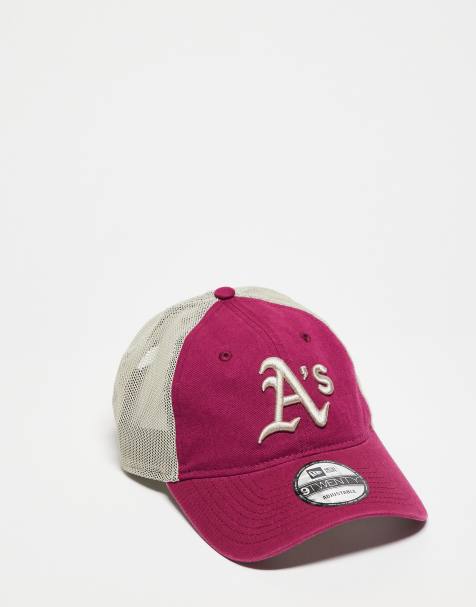 Gorra de camionero rojo lavado con logo de los Oakland Athletics 9Twenty de New Era - view 1