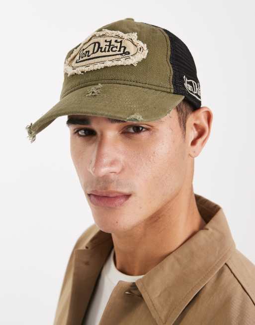 Gorra de camionero vaquera verde vintage de Von Dutch, 2 de 3