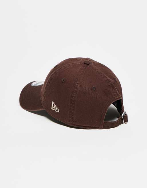 Gorra marrón chocolate con diseño de los NY Yankees 9Forty de New Era, 3 de 3