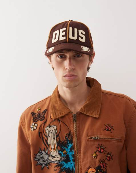 Gorra marrón con diseño de seis paneles Restwell de Deus Ex Machina - view 1