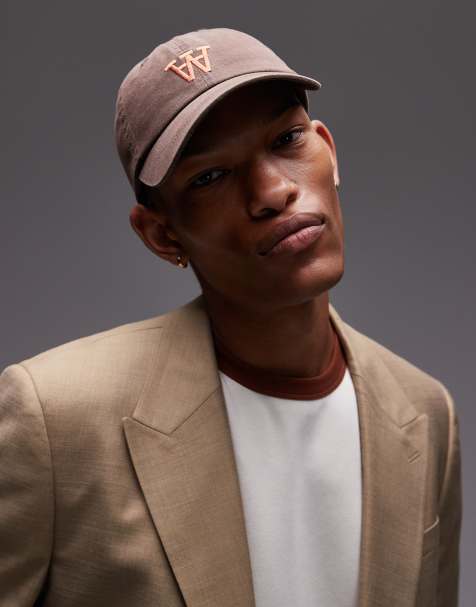 Gorra marrón con logo de Double A By Wood Wood - view 1