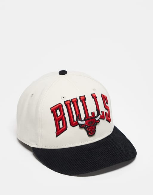 Gorra multicolor con diseño de los Chicago Bulls y visera en contraste de pana 9Fifty de New Era