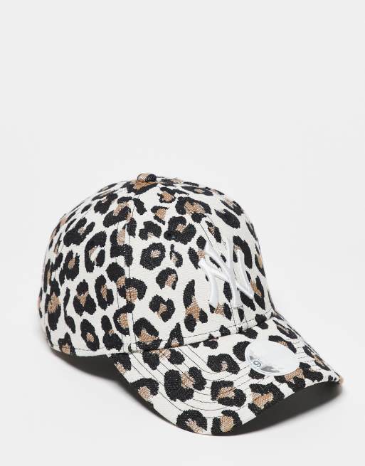 Gorra multicolor de los NY Yankees con estampado de leopardo 9Forty de New Era 
