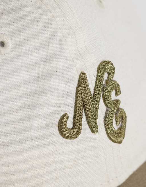 Gorra multicolor para mujer con visera en contraste de lino 9Twenty de New Era, 3 de 3