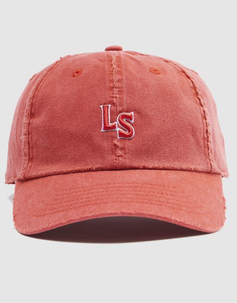 Gorra naranja con tintado descolorido y detalle de monograma LS de Levi's - view 1