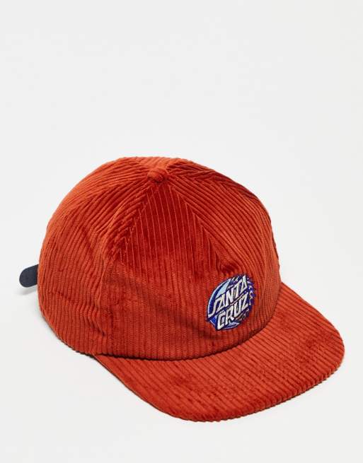 Gorra naranja de pana Eclipse de Santa Cruz