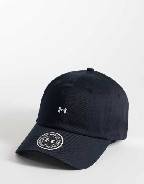 Gorra negra ajustable básica con corona plana de Under Armour - view 1