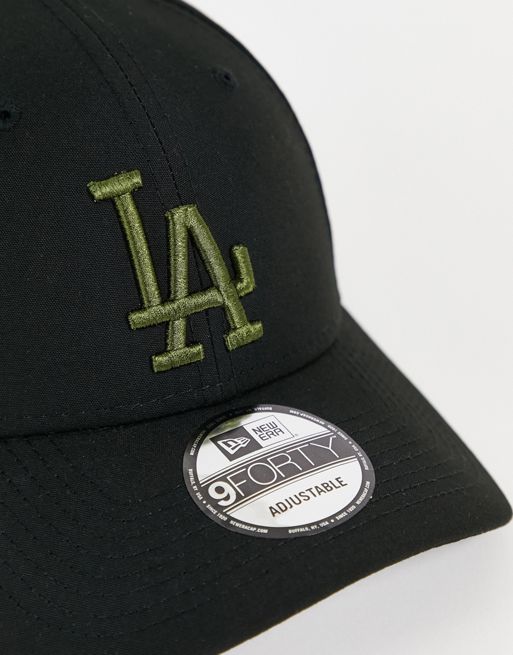 New Era 9FORTY MLB LOS ANGELES DODGERS - Gorra - black/negro 