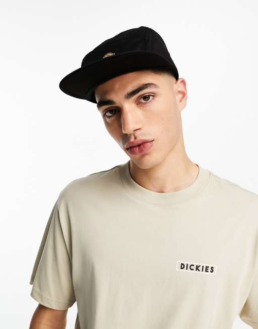 Gorra negra con diseño de 5 paneles Albertville de Dickies