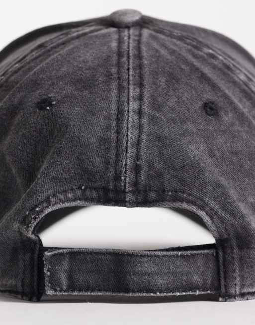 Gorra negra con lavado ácido y texto "Out Of Office" de South Beach , 2 de 3