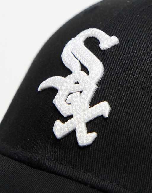 Gorra negra con logo de los Chicago White Sox Traditions 9Forty de New Era, 2 de 4