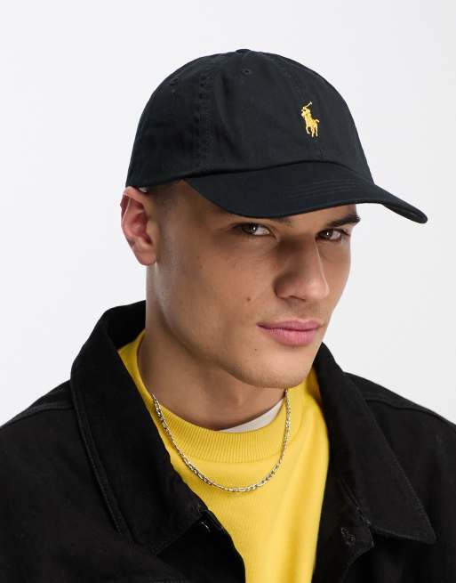 Gorra negra con logo pequeño de Polo Ralph Lauren, 4 de 4
