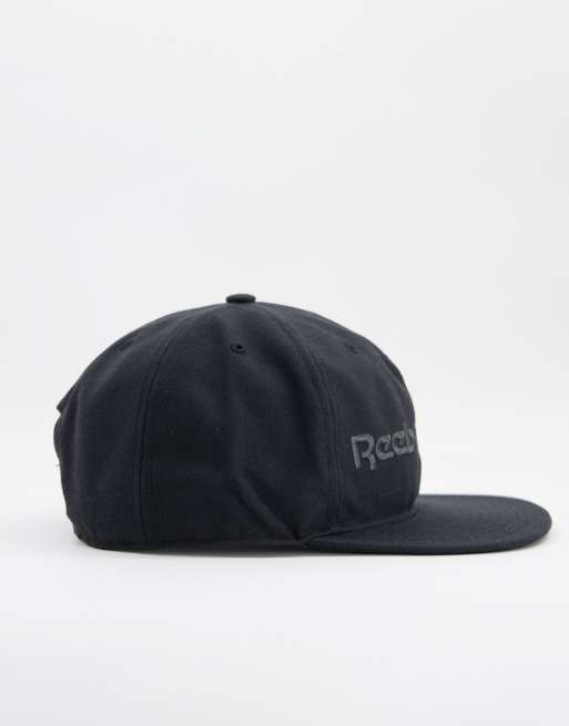 Gorra negra con logo vectorial de Reebok Classics, 4 de 4