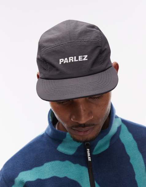 Gorra negra con logo y diseño de paneles Glare de Parlez - view 1