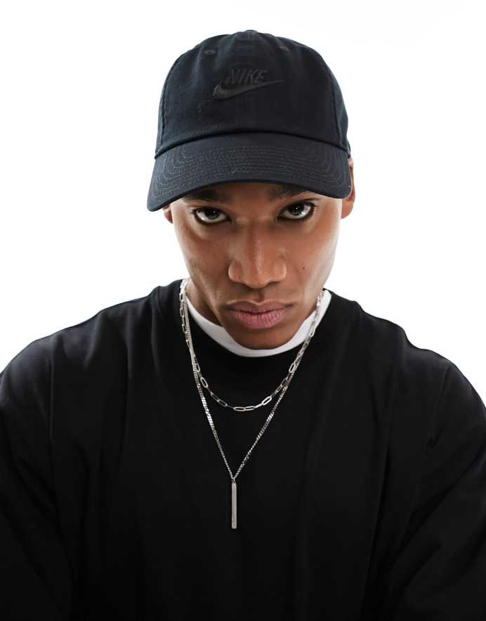 Nike Gorra negra de Club
