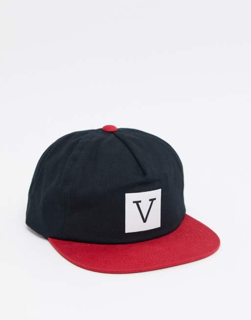Gorra negra desestructurada con cierre trasero Chili Pepper de Vans Mens X Chima, 2 de 4