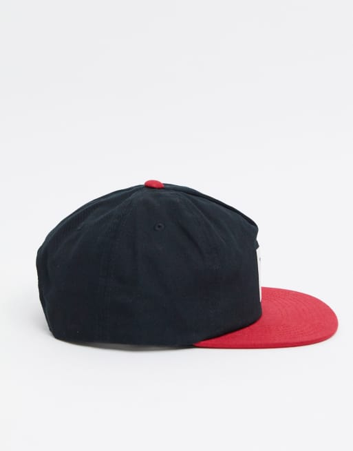 Gorra negra desestructurada con cierre trasero Chili Pepper de Vans Mens X Chima, 4 de 4