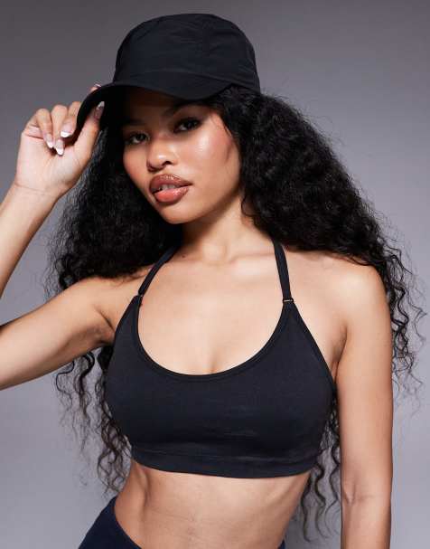 Gorra negra para correr con cordón ajustable de 4505 - view 1