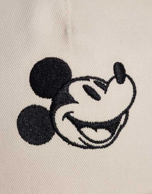 Gorra negra y beis vintage con diseño de Mickey de Disney de ASOS DESIGN, 3 de 3