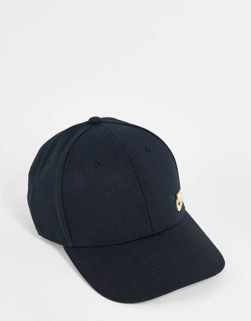 Gorra jordan negra online con dorado