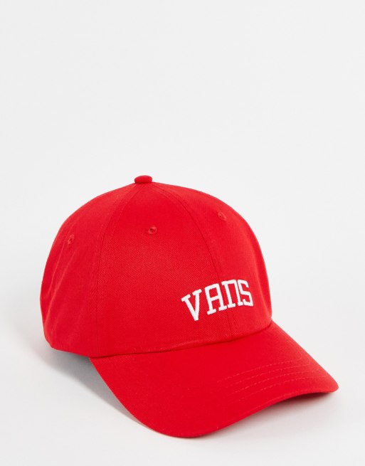 Gorra roja New Varsity de Vans