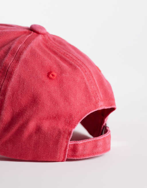 Gorra rojo luminoso Brooklyn de My Accessories, 3 de 3