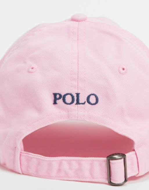 Gorra rosa con logo de jugador de Polo Ralph Lauren ASOS