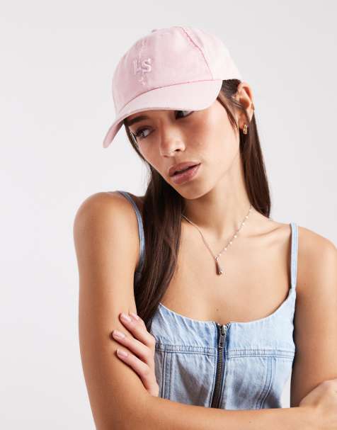 Gorra rosa con logo de lona lavada de Levi's - view 1