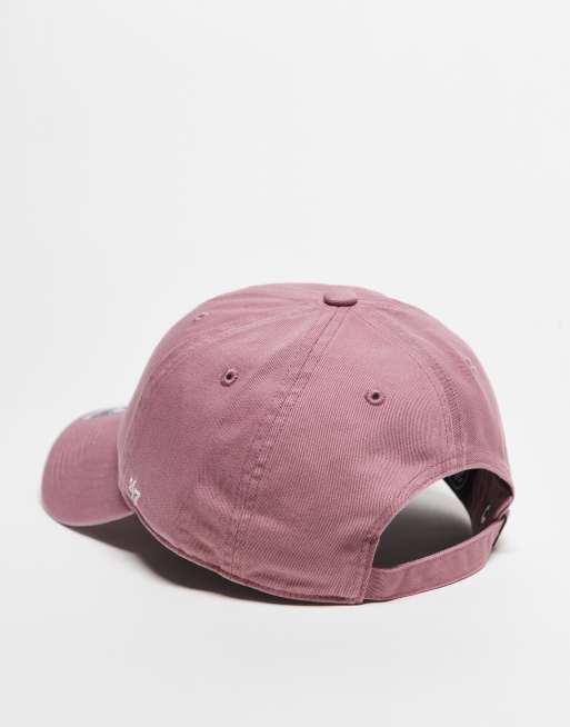 Gorra rosa lavado con diseño de los NY Yankees Clean Up de 47 Brand, 3 de 3