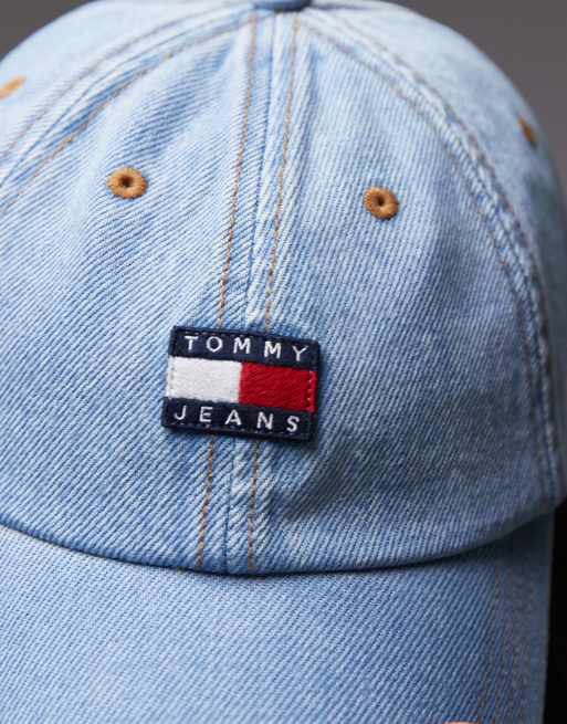 Gorra vaquera azul con detalle de bandera Heritage de Tommy Jeans, 2 de 3