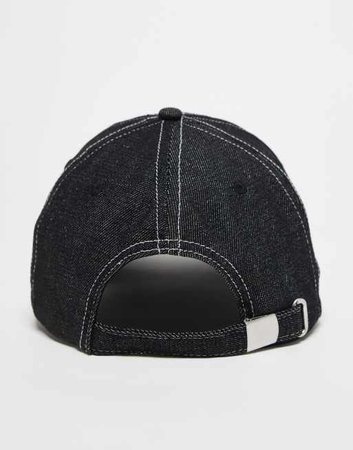 Gorra vaquera negro lavado de estilo años 2000 de Reclaimed Vintage, 4 de 4