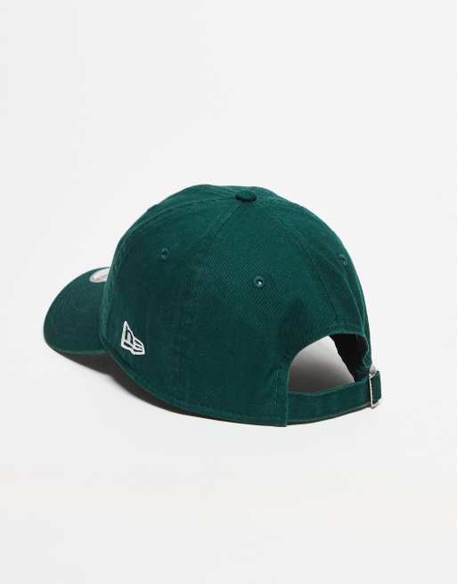 Gorra verde lavado flexible con logo pequeño de los Oakland Athletics 9Twenty de New Era, 3 de 3
