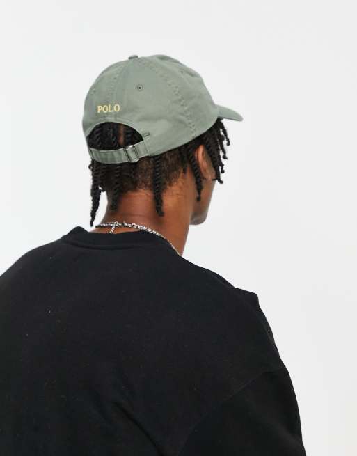 Gorra verde oliva con logo de caballo de Polo Ralph Lauren, 2 de 4
