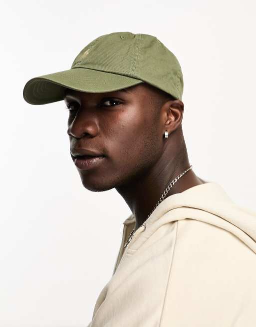 Gorra verde oliva con logo de Polo Ralph Lauren, 4 de 4