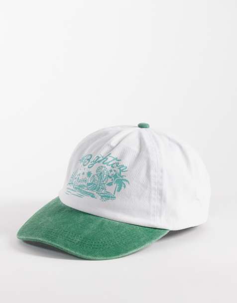 Gorra verde unisex con estampado "Brighton" de Reclaimed Vintage - view 1