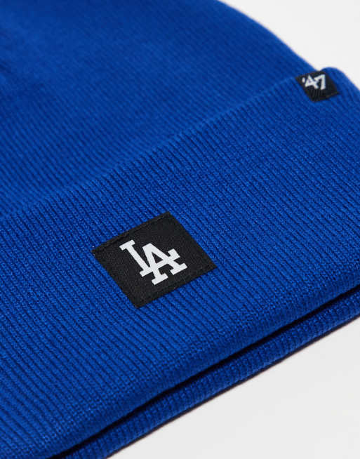 Gorro azul con logo pequeño de los LA Dodgers de punto de 47 Brand, 3 de 3