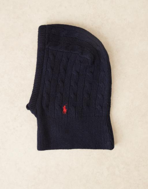 Gorro azul marino de punto de ochos de Polo Ralph Lauren, 2 de 3