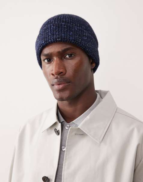 Gorro azul marino de punto texturizado de Abercrombie & Fitch - view 1