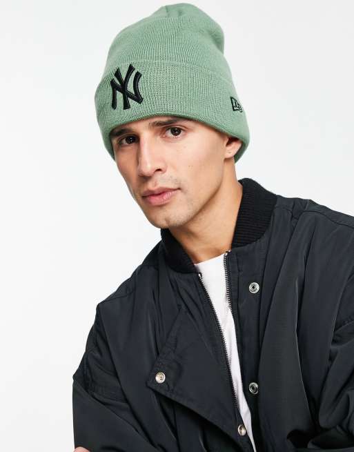 Gorro caqui básico con diseño de los New York Yankees de New Era