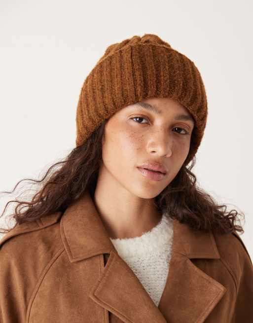 Gorro color café Coast Line de Free People