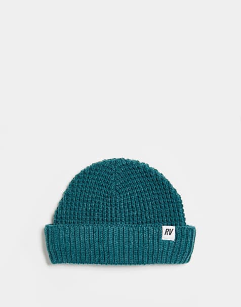 Gorro color cerceta lavado de punto de arroz de Reclaimed Vintage - view 1